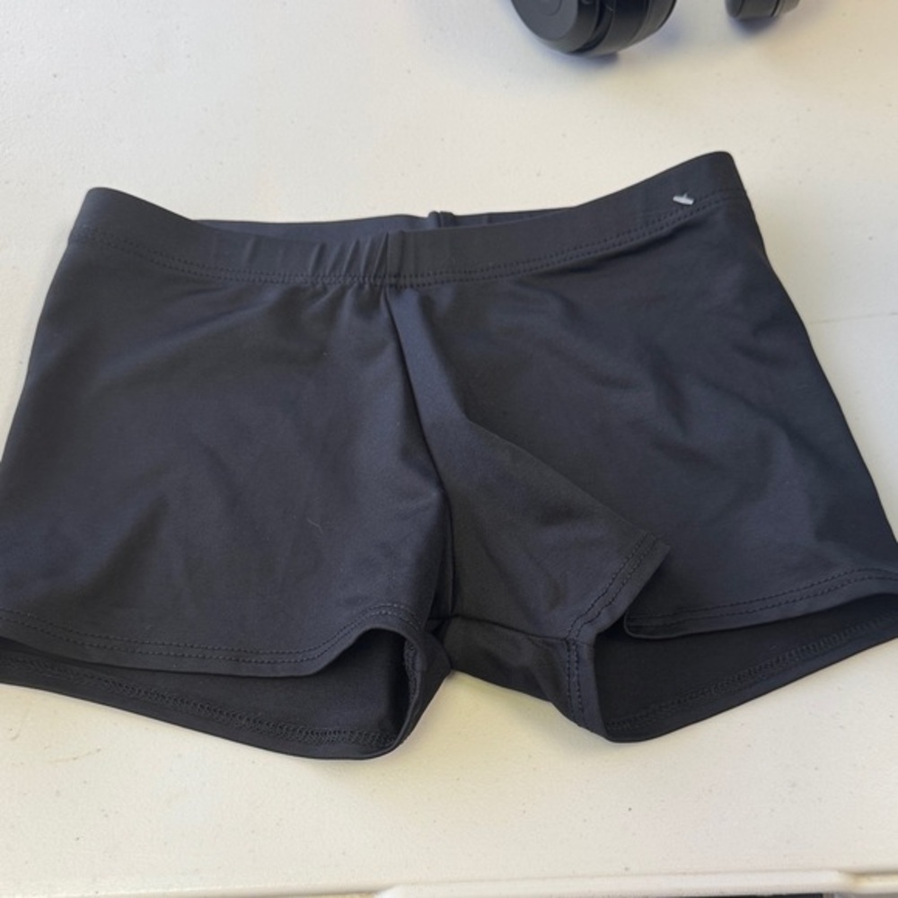 Motionwear Women's Black Athletic Shorts